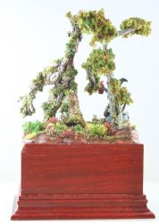 Sergio 'ente per ente' PALUMBO - diorama No Camp- fire in my forest, witch... in 25 mm. - retro 2 